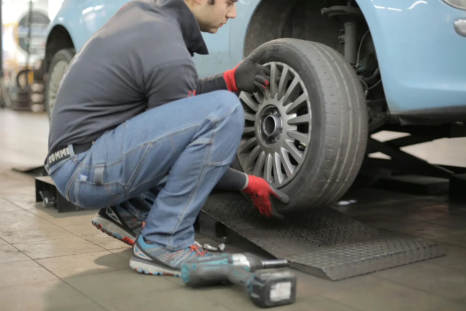 Reifenservice von Garanti Mobiler Reifenservice