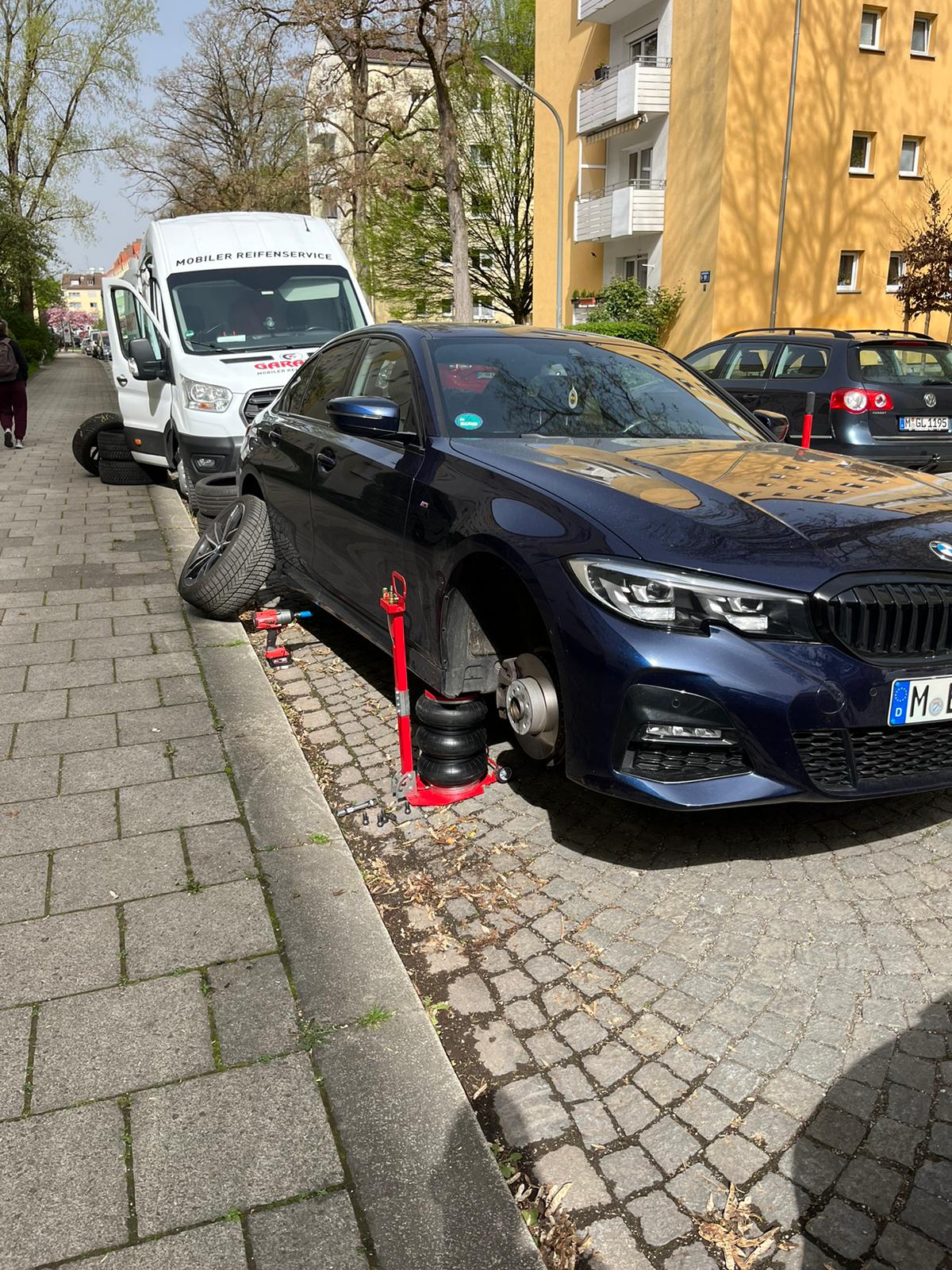 Reifenservice von Garanti Mobiler Reifenservice