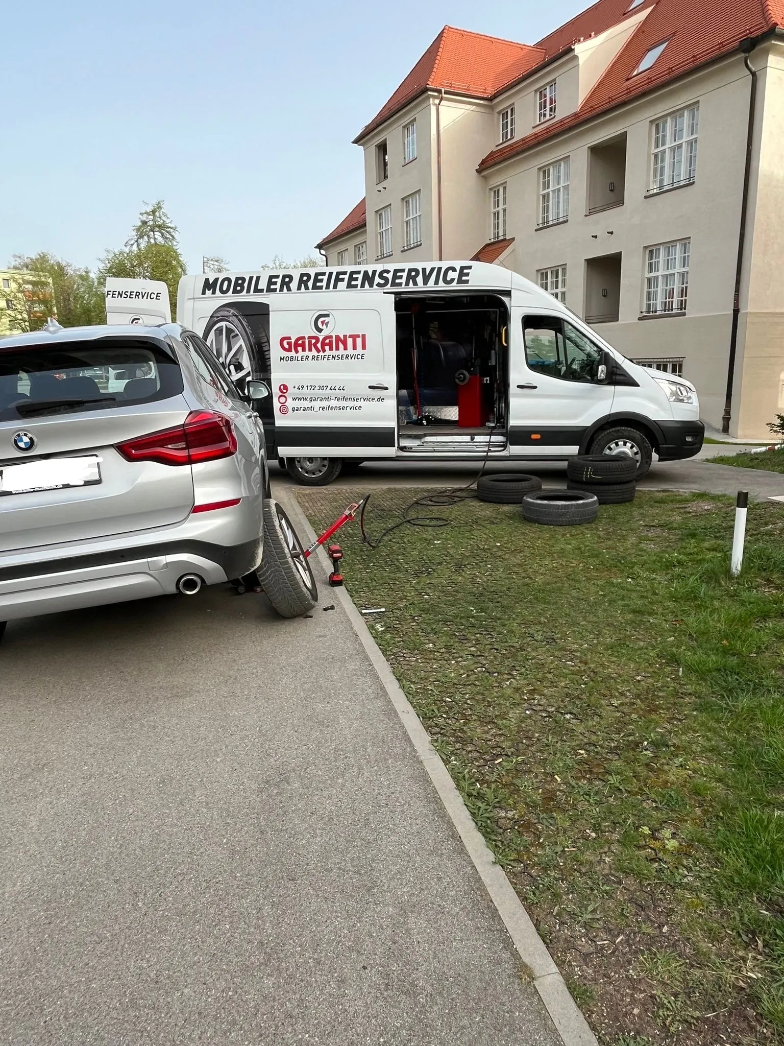 Reifenservice von Garanti Mobiler Reifenservice