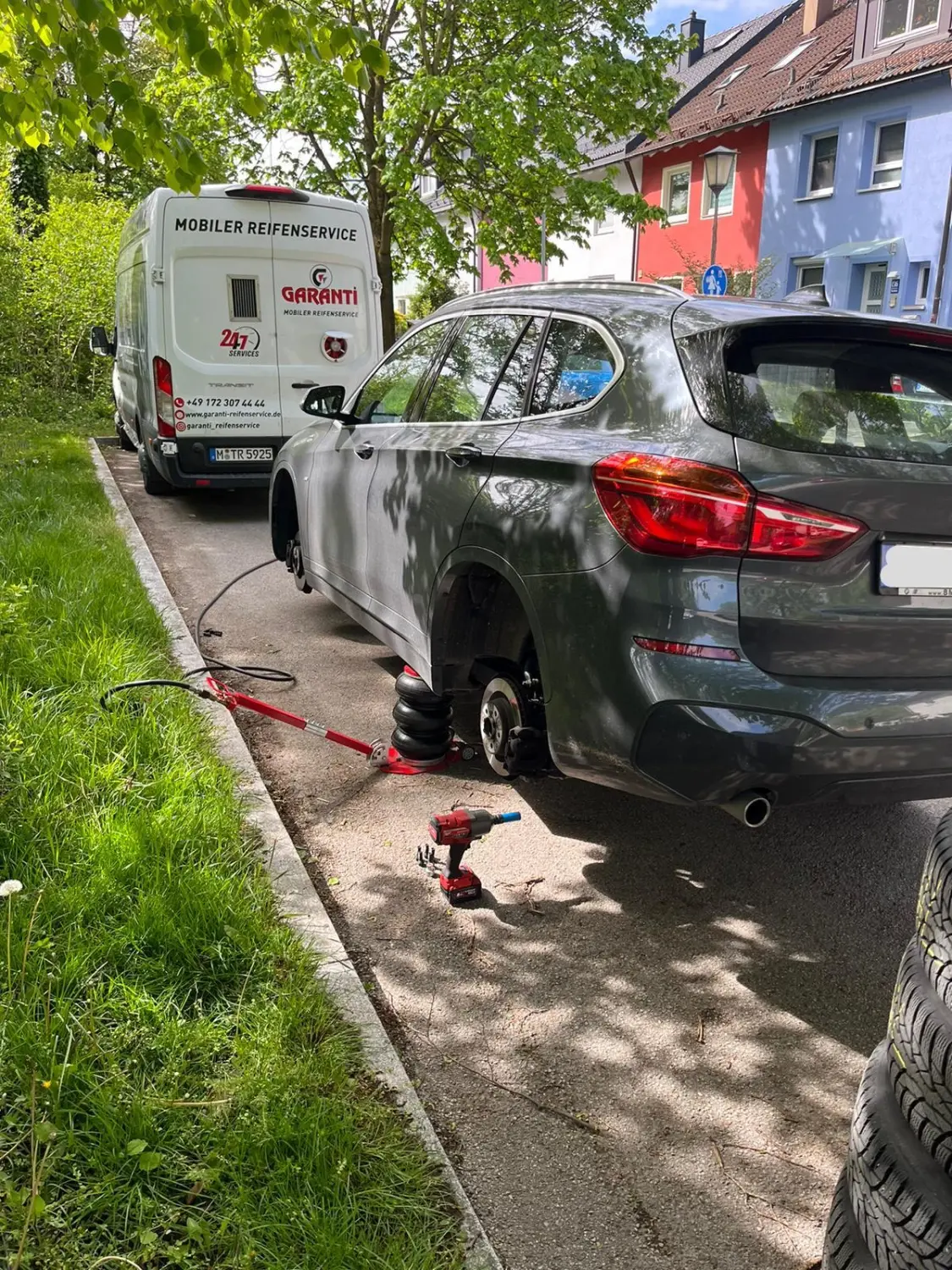 Reifenservice von Garanti Mobiler Reifenservice