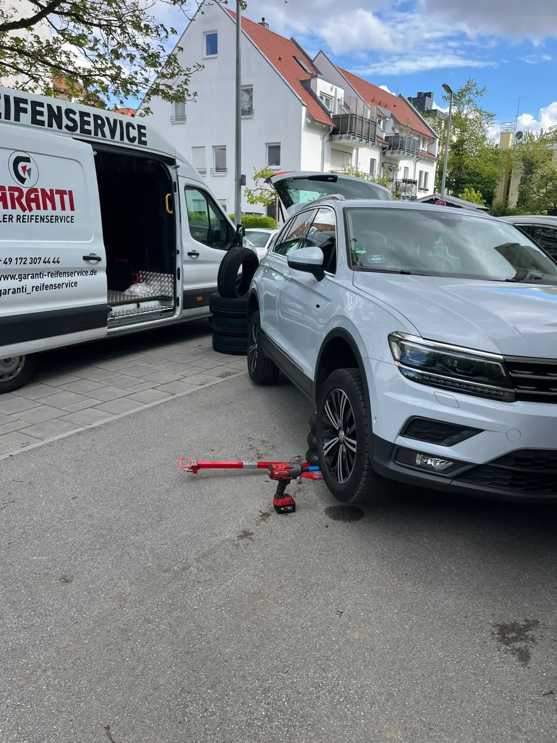 Reifenservice von Garanti Mobiler Reifenservice