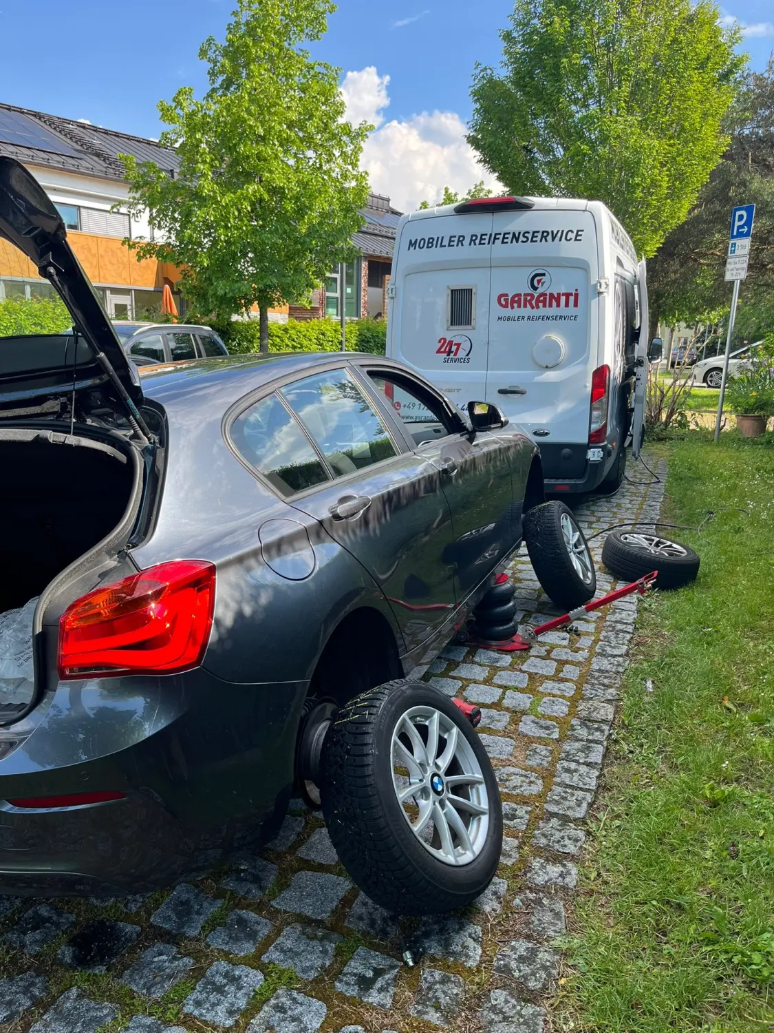 Reifenservice von Garanti Mobiler Reifenservice