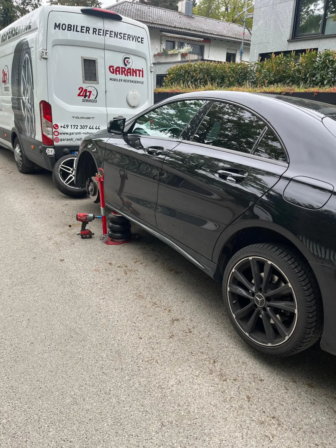 Reifenservice von Garanti Mobiler Reifenservice